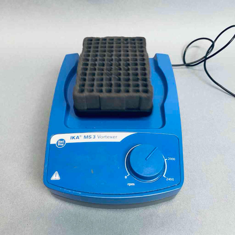 IKA MS3 Vortexer With 96 Well Microplate Mixer Attachment - MS 3 B Agilent