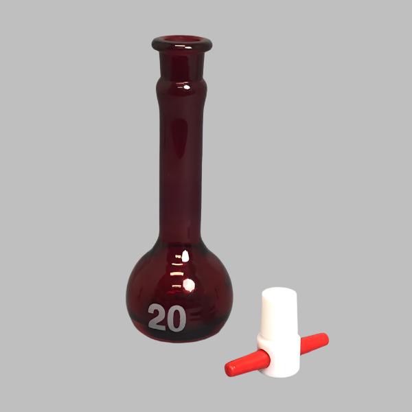 Kimble Volumetric Flask 20 ml Ray-Sorb Class A Glass with Stopper 6 Flasks