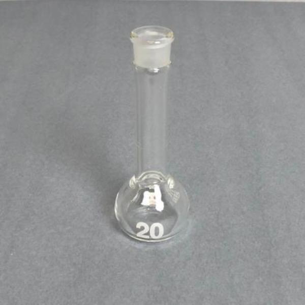 Kimble Volumetric Flask 20 ml Clear Glass Total of 3 Flasks