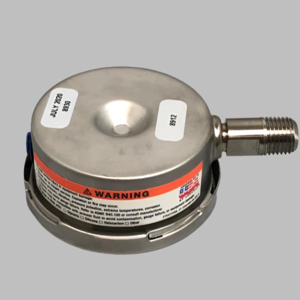 Manómetro Millipore 1/4 NPT 0-100 psi Acero inoxidable