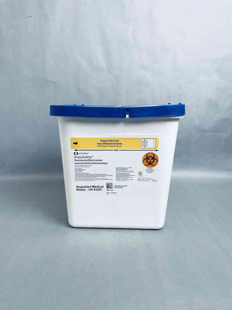 Covidien Sharps Waste Container 2 Gallon with Lid Case of 20 Containers