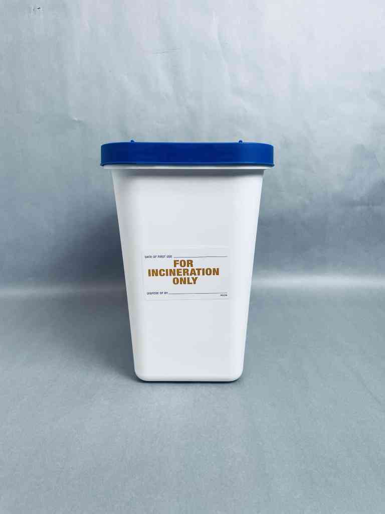 Covidien Sharps Waste Container 2 Gallon with Lid Case of 20 Containers