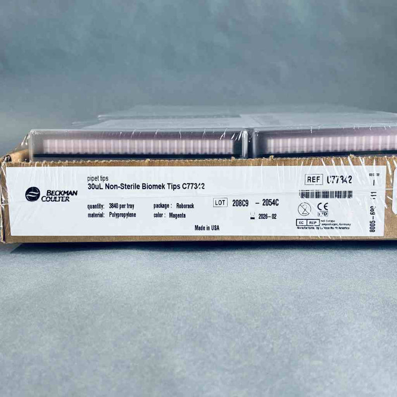 Beckman Coulter Biomek Pipette Tips Non Sterile 30 ul Racks with 384 Tips