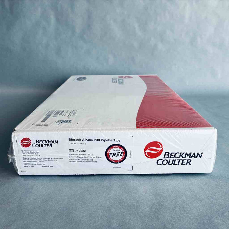 Beckman Coulter Biomek Tips Non-Sterile 30 ul Pack of 10 Racks with 384 Tips