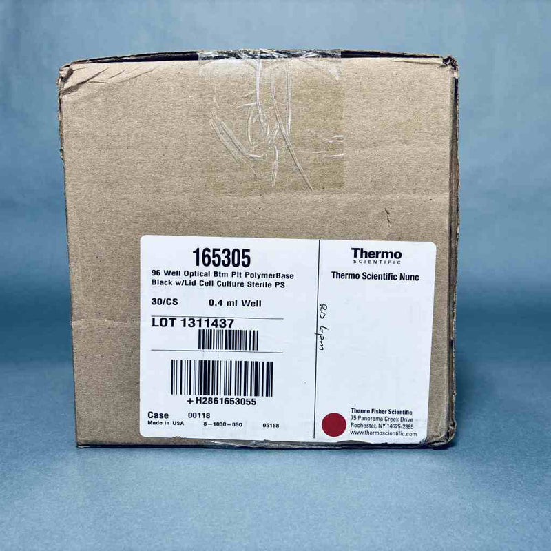Thermo Scientific Microplate with Lid 96 Well Black Sterile Case of 30 Plates