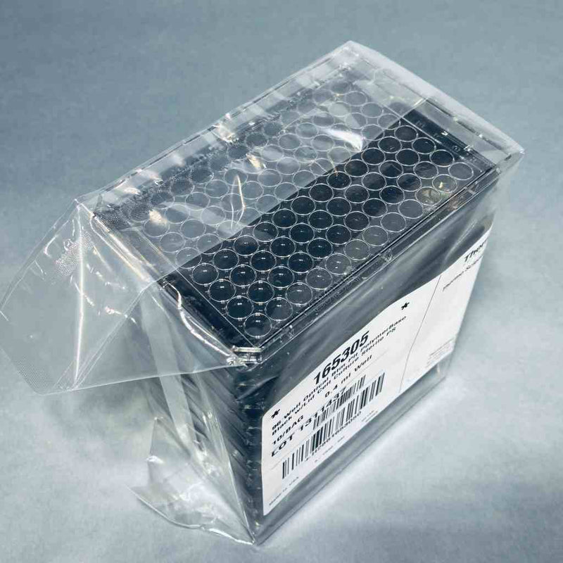 Thermo Scientific Microplate with Lid 96 Well Black Sterile Case of 30 Plates