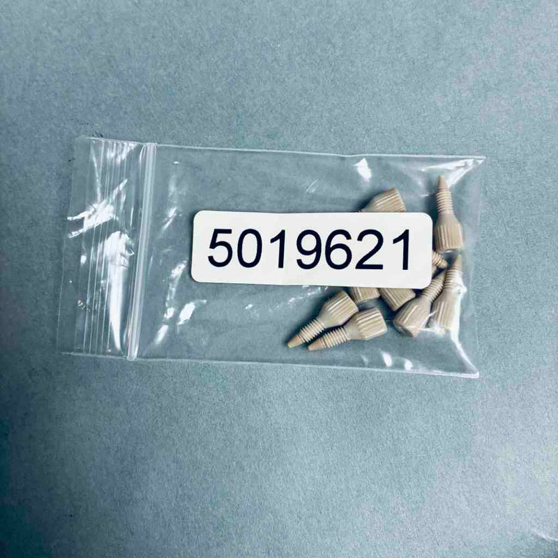 SCIEX 1/32" PEEK Nut with Glass-Filled PEEK Ferrule - Pack of 10 Ferrule/Nut Sets