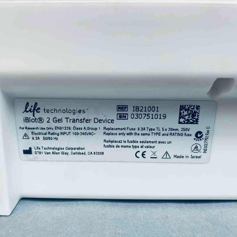 Invitrogen iBlot 2 Gel Transfer Device