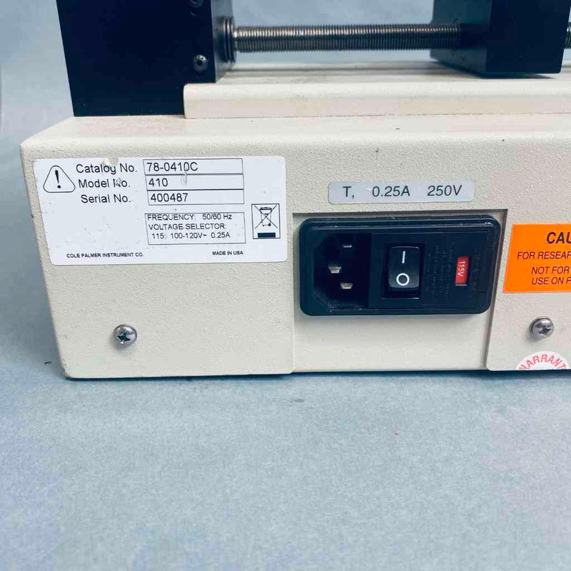 Cole-Parmer Syringe Infusion Pump 780410 Series 410