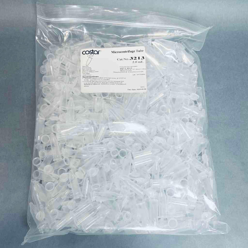Corning Costar Microcentrifuge Tube 2 ml Case of 1000 Tubes