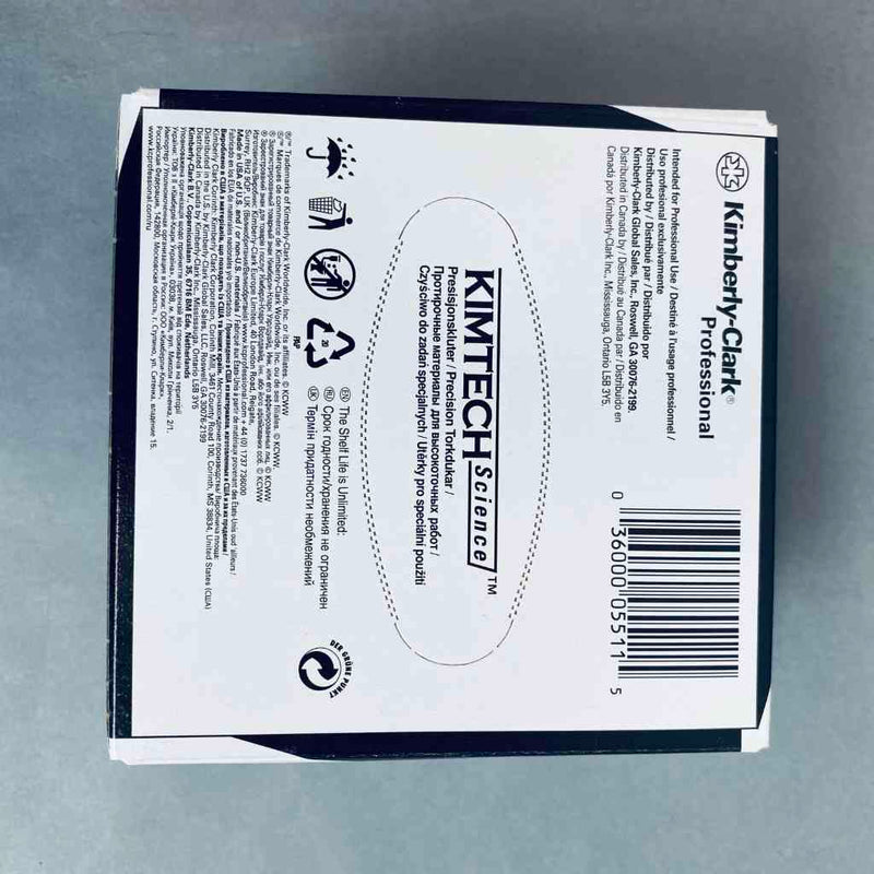 Kimberly-Clark Dry Wipes Low Lint Case of 60 Boxes with 286 Wipes Each