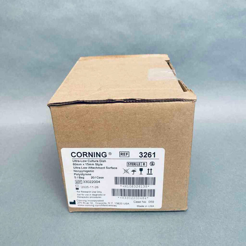 Corning Ultra-Low Culture Dish 60 x 15 mm Polystyrene Case of 20 Dishes
