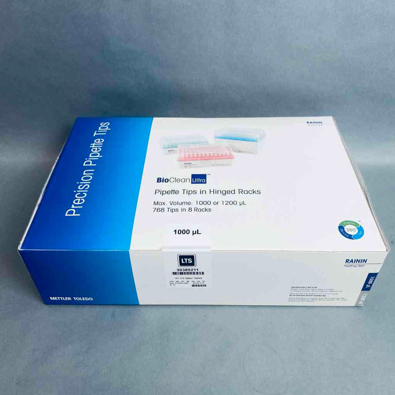 Rainin Pipette Tips LTS 1000 ul 8 Racks of 96 Tips Each
