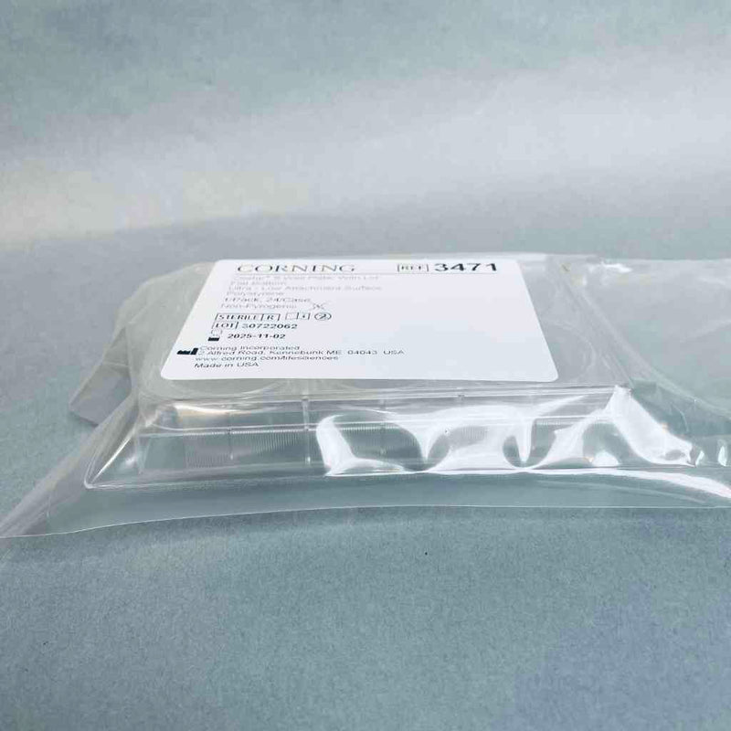 Corning 3471 Costar Microplate 6 Well Ultra-Low Attachment Surface 16.8 ml Polystyrene Case of 24 Plates