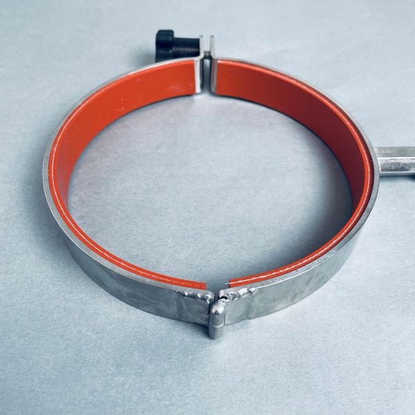 Chemglass Reactor Support Clamp 150 mm Diameter Stainless Steel