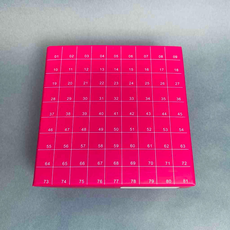 Biocision Freezer Box TruCool Pink Hinged Case of 50 Freezer Racks