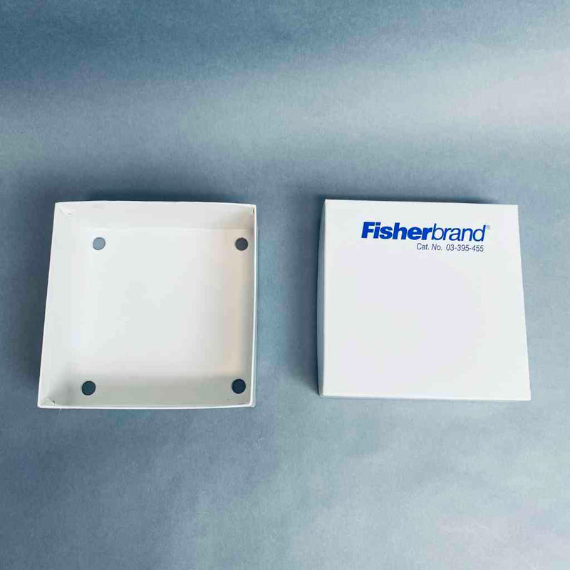Fisherbrand Cryo Freezer Box 5 x 5 x 2 in. with Bottom Drain Holes and Tight Lid Case of 100 Boxes