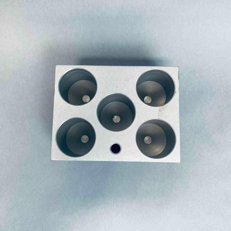 Ohaus Dry Bath Heat Block 5 x 50 ml Conical Tube Rack