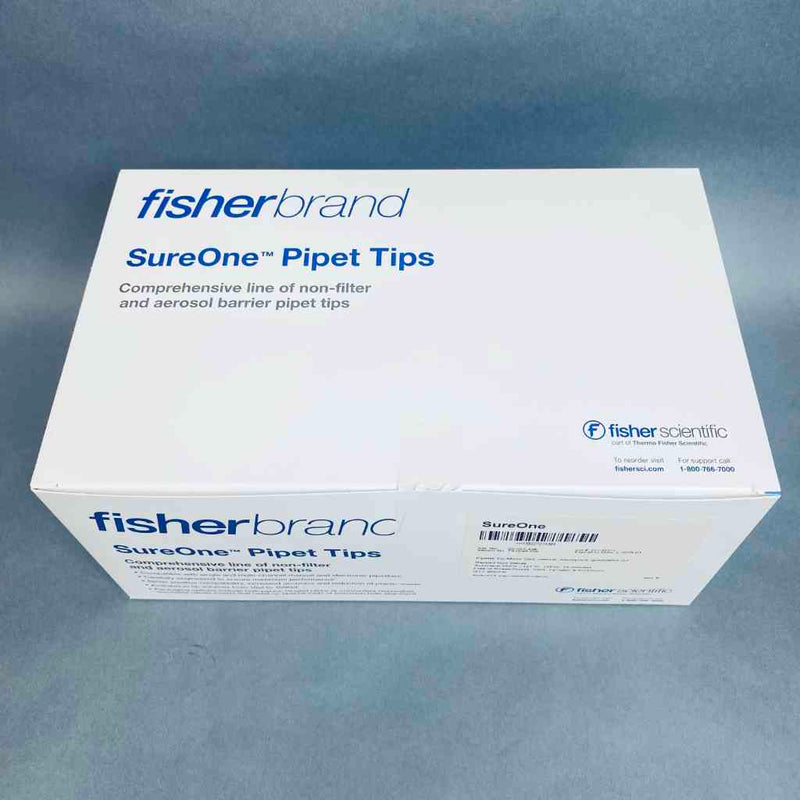 Fisher Scientific SureOne Pipette Tips 10 ul Micropoint Case of 50 Racks