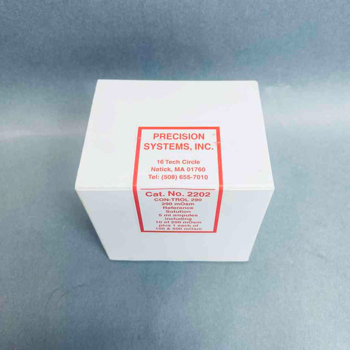 Precision Systems CON-TROL 290 mOsm Reference Solution 5 ml Ampules Pack of 12