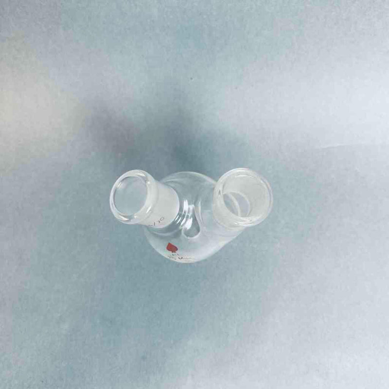 Ace Glass 2-Neck Round Bottom Flask 25 ml 14/20 Joints Angled Jointed Glassware Ace Glass