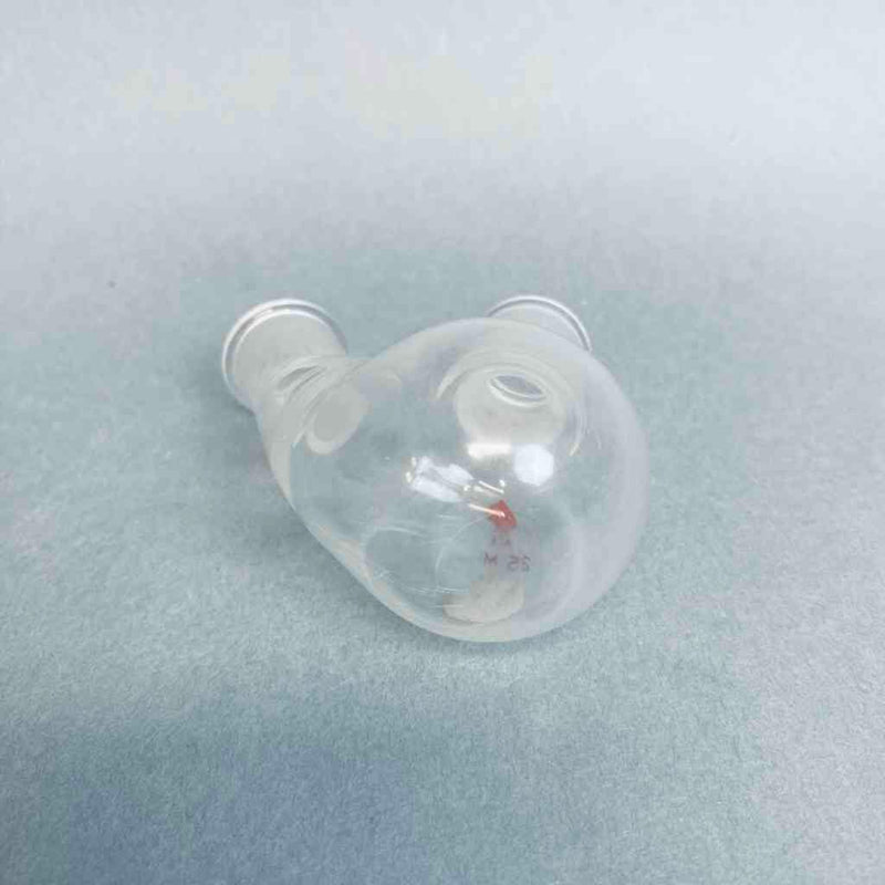 Ace Glass 2-Neck Round Bottom Flask 25 ml 14/20 Joints Angled Jointed Glassware Ace Glass