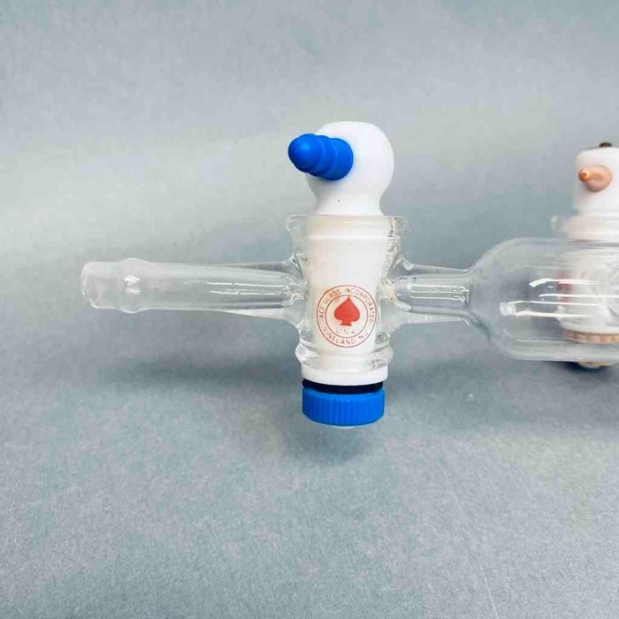 Ace Glass 3 Port Vacuum Manifold 550 mm OAL with PTFE Stopcock End Fittings Glassware Ace Glass