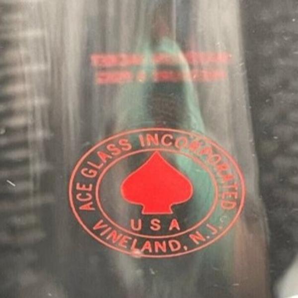 Ace Glass Cylindrical Flask Jacketed 1000 ml 100 mm Duran Flange Glassware Ace Glass