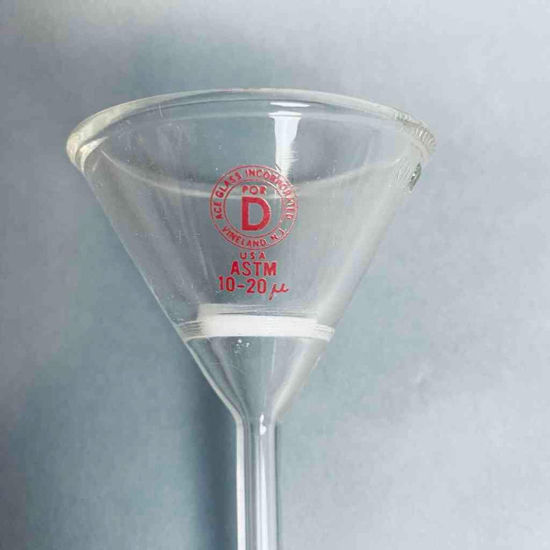 Ace Glass Glass Filter Funnel Only Porosity D 7 ml Set of 3 Funnels Glassware Ace Glass
