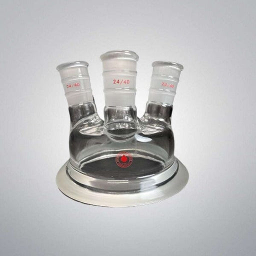 Ace Glass Head Plate 100 mm 5 Neck with Four 24/40 Necks and One 29/42 Neck Lab Equipment::Bioreactors & Fermenters Ace Glass