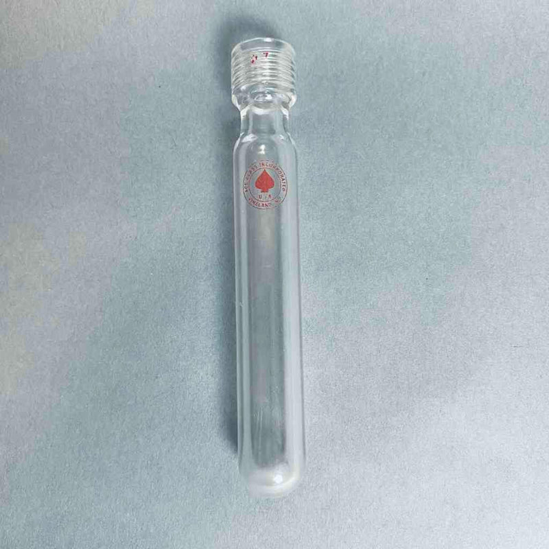 Ace Glass Heavy Wall Pressure Vessel 9 ml 19 mm OD 10.2 cm Length #7 Lot of 2 Vessels Glassware Ace Glass
