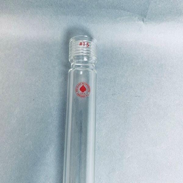 Ace Glass Pressure Vessel 38 ml 25.4 mm OD 203 mm Size 15 Lot of 4 Tubes Glassware Ace Glass