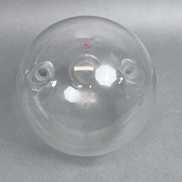 Ace Glass Round Bottom Flask 3 Neck 3000 ml with 34/45 and 24/40 Joints Glassware Ace Glass