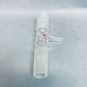 Ace Glass Vacuum Inlet Distilling Adapter 24/40 Lot of 3 Adapters Jointed Glassware Ace Glass