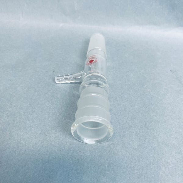 Ace Glass Vacuum Inlet Distilling Adapter 24/40 Lot of 3 Adapters Jointed Glassware Ace Glass