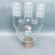 Ace Glass Vertical 3 Neck Round Bottom Flask 24/40 Joints 300 ml Jointed Glassware Ace Glass