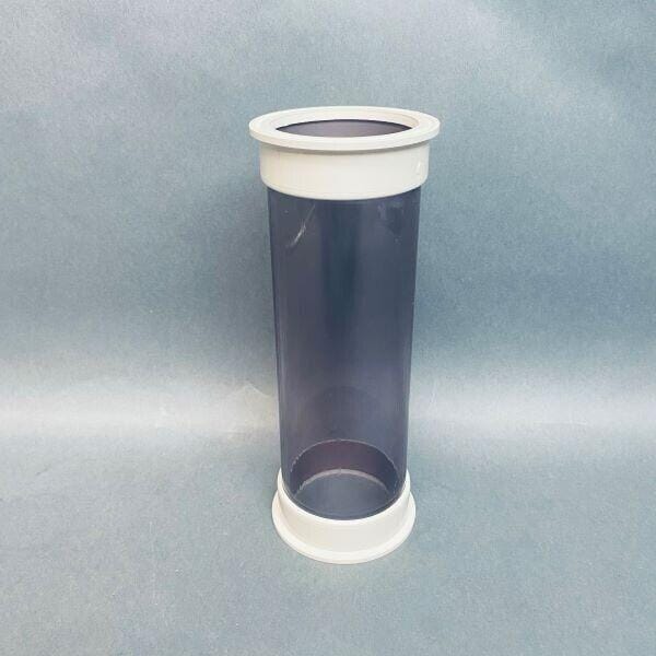 Acrylic Chromatography Bubble Trap 3 in. x 8 in. with Sanitary Fittings Chromatography Systems Millipore