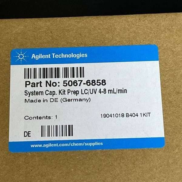 Agilent Capillary Kit 4-8 ml/min LC/MS/GC Agilent