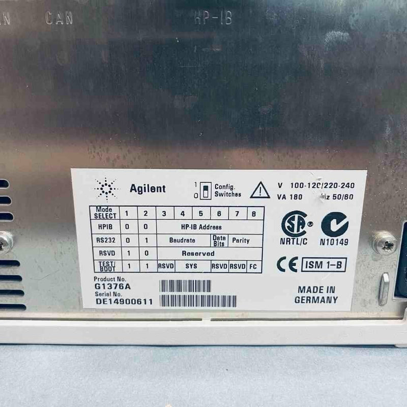 Agilent Capillary LC Pump 1100 Series LC/MS/GC Agilent