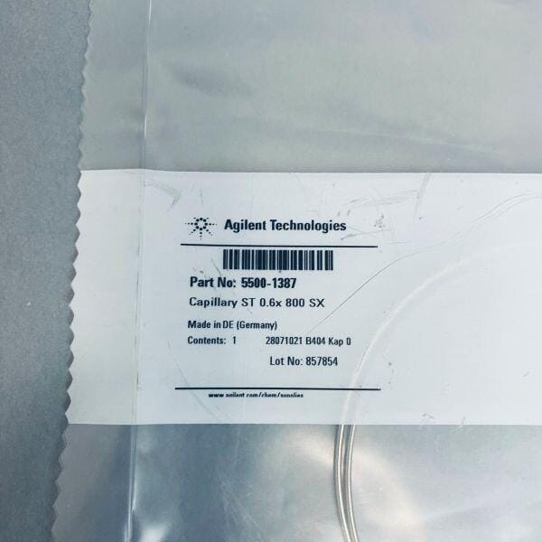 Agilent Capillary Stainless Steel 0.6 x 800 mm SX Other Agilent