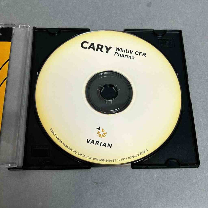 Agilent Cary WinUV Version 4.2 Pharma Pack - Set of 5 Discs Other Agilent