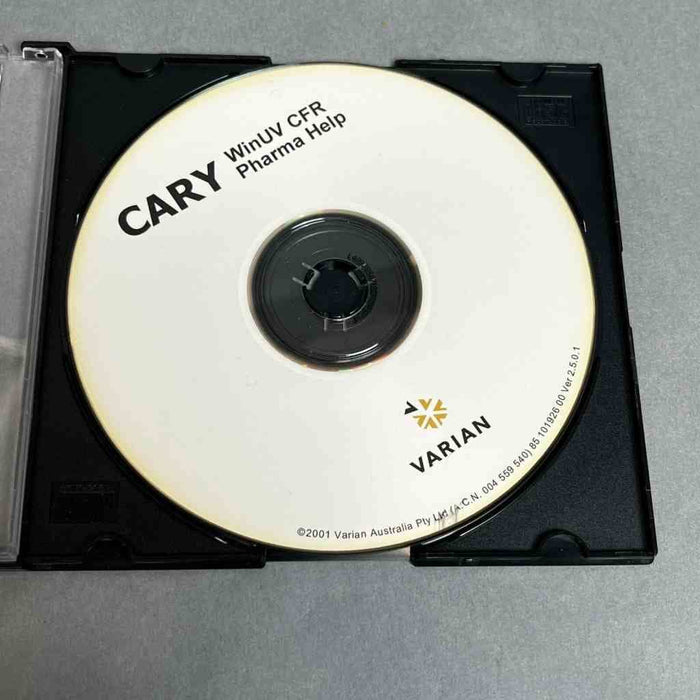 Agilent Cary WinUV Version 4.2 Pharma Pack - Set of 5 Discs Other Agilent