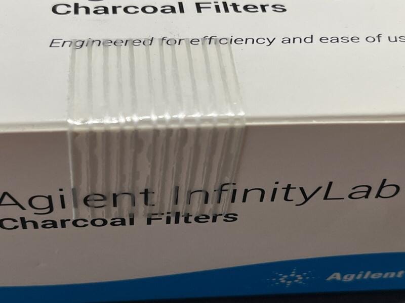 Agilent Charcoal Filter 68 g with Time Strip Sealed Box LC/MS/GC Agilent