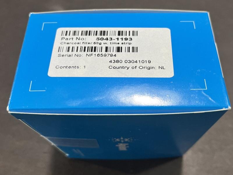 Agilent Charcoal Filter 68 g with Time Strip Sealed Box LC/MS/GC Agilent