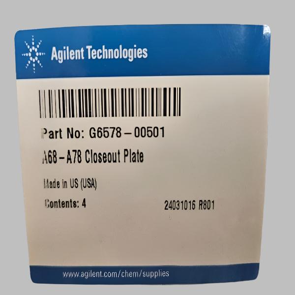 Agilent Closeout Plate A68-A78 LC/MS/GC Agilent