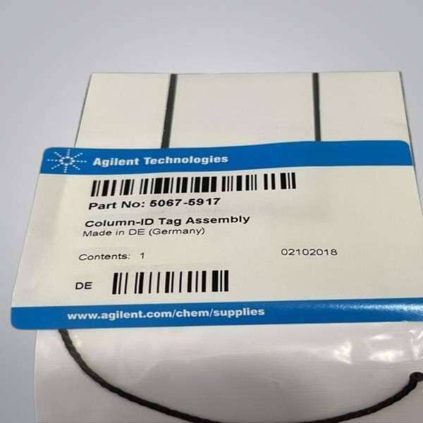Agilent Column Identification Tag Assembly Total of 2 Column ID Tags Chromatography Columns & Reservoirs Agilent