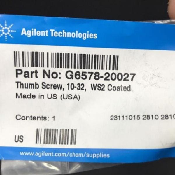 Agilent G6578-20027 Thumb Screw 10-32 WS2 Coated LC/MS/GC Agilent