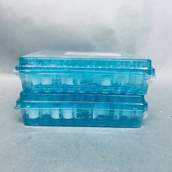 Agilent Glass Vial 2 ml Graduated 32 mm x 12 mm 4 Packs - Total of 400 Vials Vials Agilent