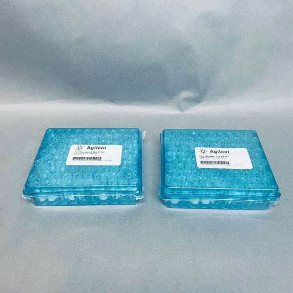 Agilent Glass Vial 2 ml Graduated 32 mm x 12 mm 4 Packs - Total of 400 Vials Vials Agilent