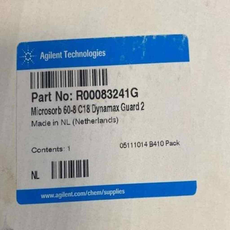 Agilent HPLC Column Microsorb 60-8 C18 Dynamax Guard Sealed Package Chromatography Columns & Reservoirs Agilent